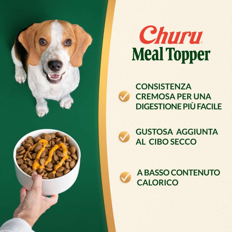 Inaba Ciao - Churu Meal Topper Snack in Crema per Cani 4 x 14g