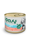 Oasy - Patè One Protein Formula Umido Monoproteico Senza Cereali Grain Free per Cani Cuccioli Puppy Small/Mini 200g