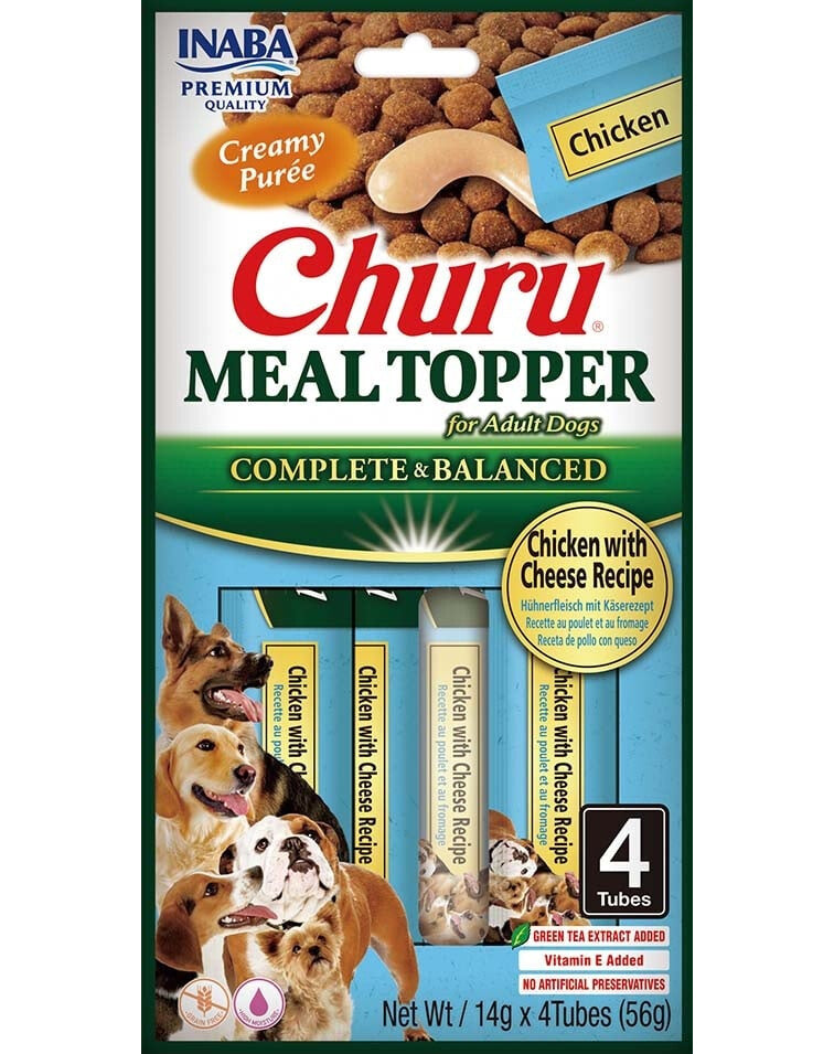 Inaba Ciao - Churu Meal Topper Snack in Crema per Cani 4 x 14g