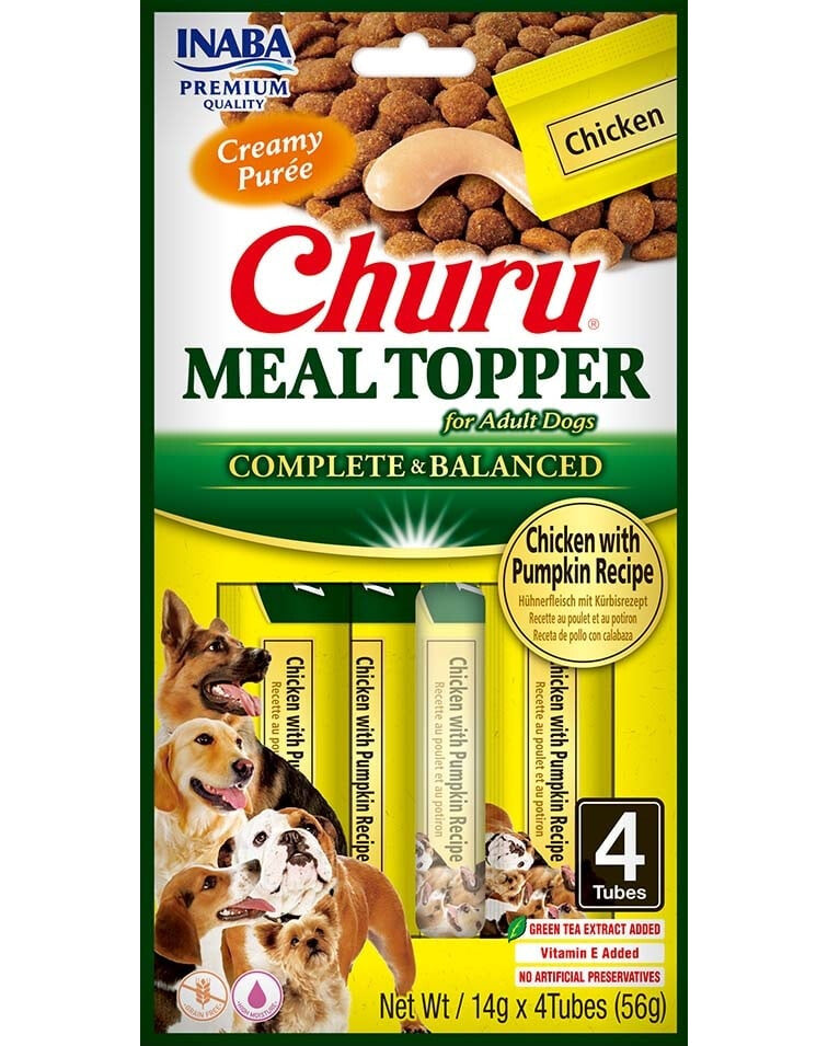 Inaba Ciao - Churu Meal Topper Snack in Crema per Cani 4 x 14g