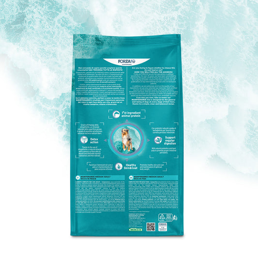 Forza10 - Crocchette al Pesce per il Mantenimento Cani di Taglia Media Adult Maintenance Medium