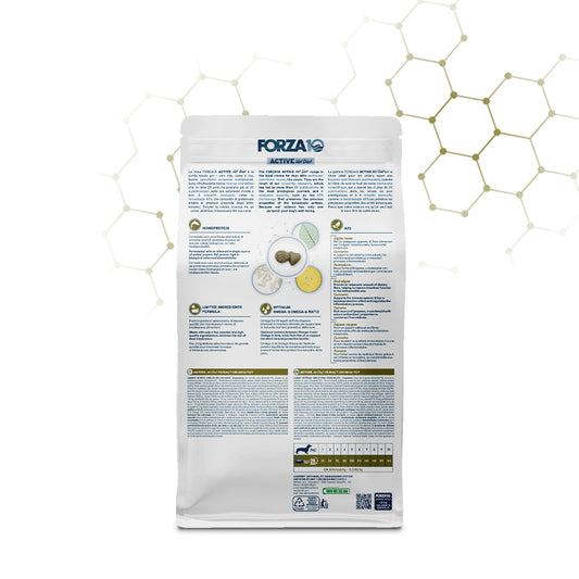 Forza10 - Crocchette per Cani di Piccola Taglia con Disturbi alle Ghiandole Perianali Periaction Active Vet Diet Mini/Toy 1,5 Kg