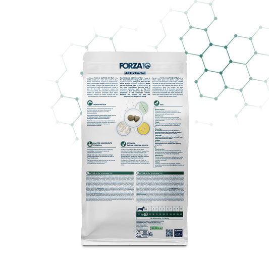 Forza10 - Crocchette per Cani di Piccola Taglia con Disturbi alle Orecchie Echo Active Vet Diet Mini/Toy 1,5 Kg