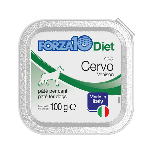 FORZA10 - Scatolette Patè MONOPROTEICHE per Cani Solo Diet 100g