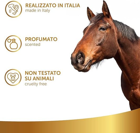 Linea 101 - Shampoo NUTRITIVO per la Criniera dei Cavalli con Camomilla 500ml