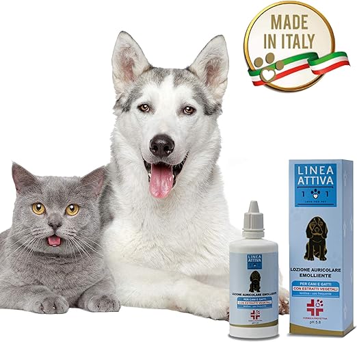 Linea 101 - Lozione Auricolare con estratti vegetali per cani 100ml