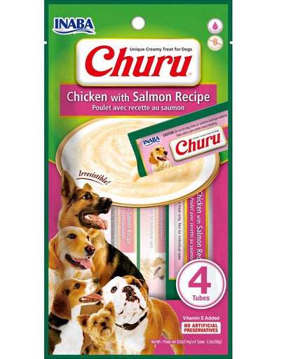 Inaba Ciao - Churu Meal Topper Snack in Crema per Cani 4 x 14g