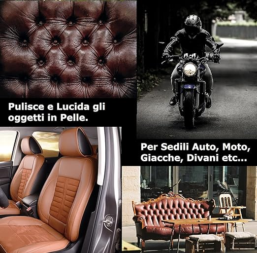 Linea 101 - Pulitore LUCIDANTE per prodotti in Pelle e Cuoio 500ml
