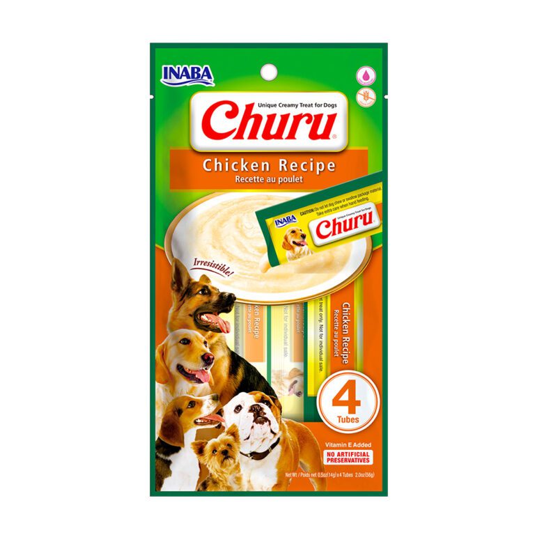 Inaba Ciao - Churu Meal Topper Snack in Crema per Cani 4 x 14g