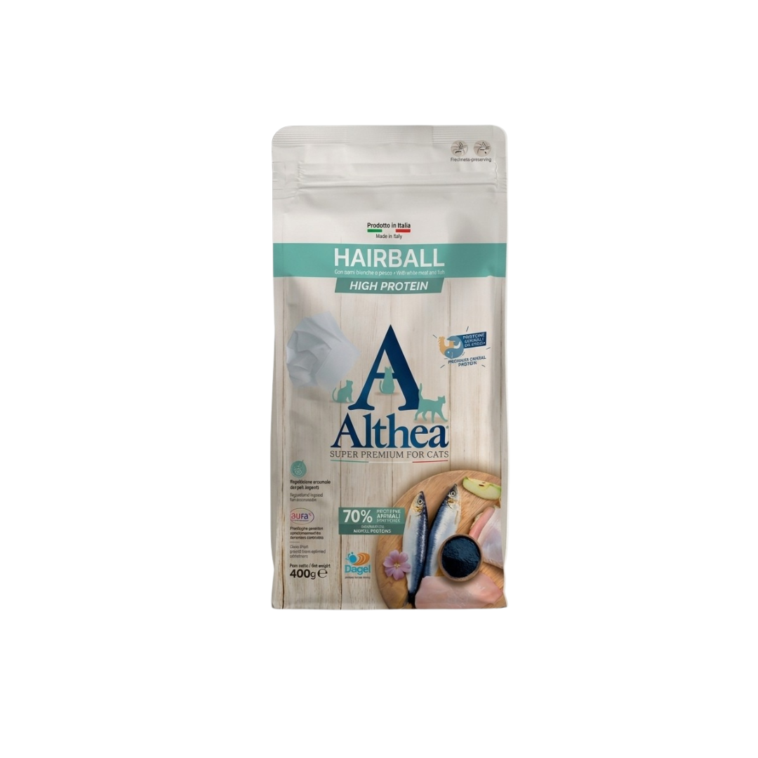 crocchette gatto Hairball, crocchette gatto contro boli di pelo, Althea Hairball Super Premium, cibo per gatti adulti, crocchette per boli di pelo, alimento secco gatto adulto, bolo pelo, boli pelo, bolo di pelo, bolo di peli, boli di pelo, boli di peli