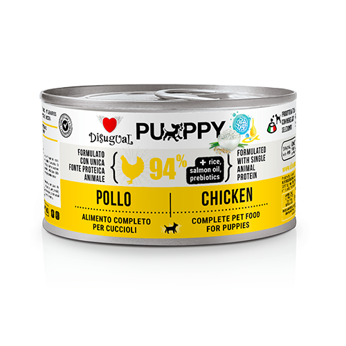 Disugual - Lattina Umido Paté Cani Cuccioli 94% Puppy 150g
