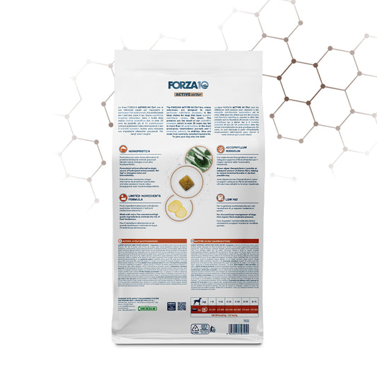 Forza 10 crocchette cane, Forza 10 Gastroenteric Low Fat, crocchette cane pancreatite, cibo dietetico pancreatite cane, dieta low fat cane, Forza 10 Active Vet Diet cane