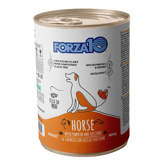 Forza 10 umido cane, patè per cani adulti, cibo umido cane 400g, Forza 10 maintenance, alimento completo cane