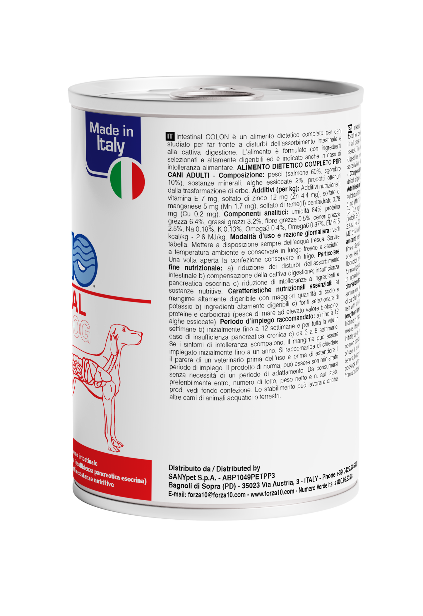 Forza10 Intestinal Colon 390g, Cibo umido per cani con problemi intestinali, Alimento dietetico per cani disturbi intestinali, Forza10 umido intestinale cane, Cibo per cani con colon irritabile, Dieta veterinaria intestinale cane, Forza10 cane disturbi digestivi, Mangime per cani con problemi di digestione, Cibo umido veterinario per cani adulti, Forza10 Intestinal Colon cane