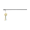 Gioco Gatto, canna da pesca per gatti, canna gioco gatto, gioco gatto con stella, canna da pesca gatto con campanellino, gioco interattivo per gatti, giochi per gatti con campanellino, gioco peluche gatto, canna per gatti 46 cm, gioco per stimolare il gatto, giochi interattivi gatto