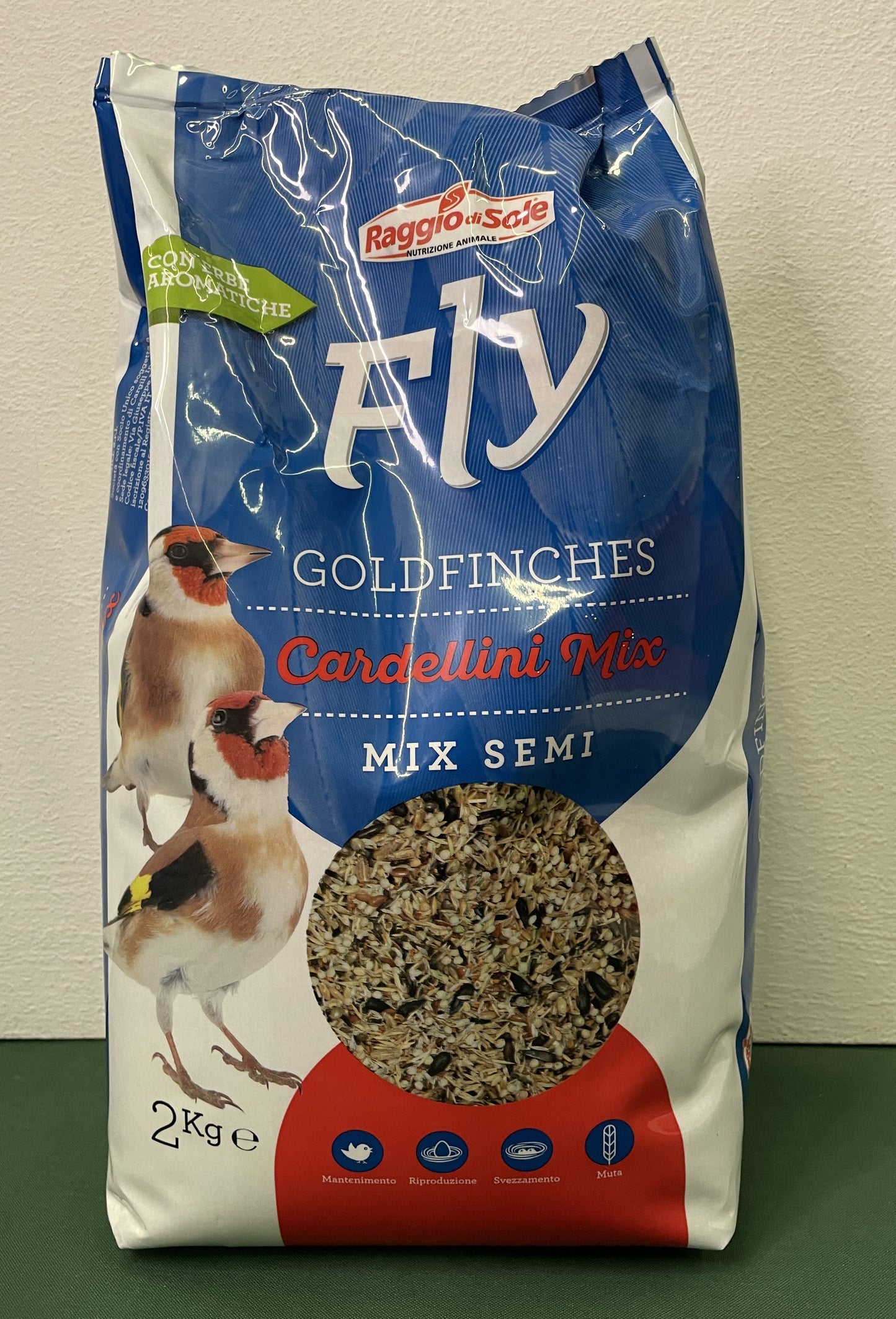 Raggio di Sole - Miscuglio di Semi per Cardellini Fly Extra Cardellini Mix 2Kg