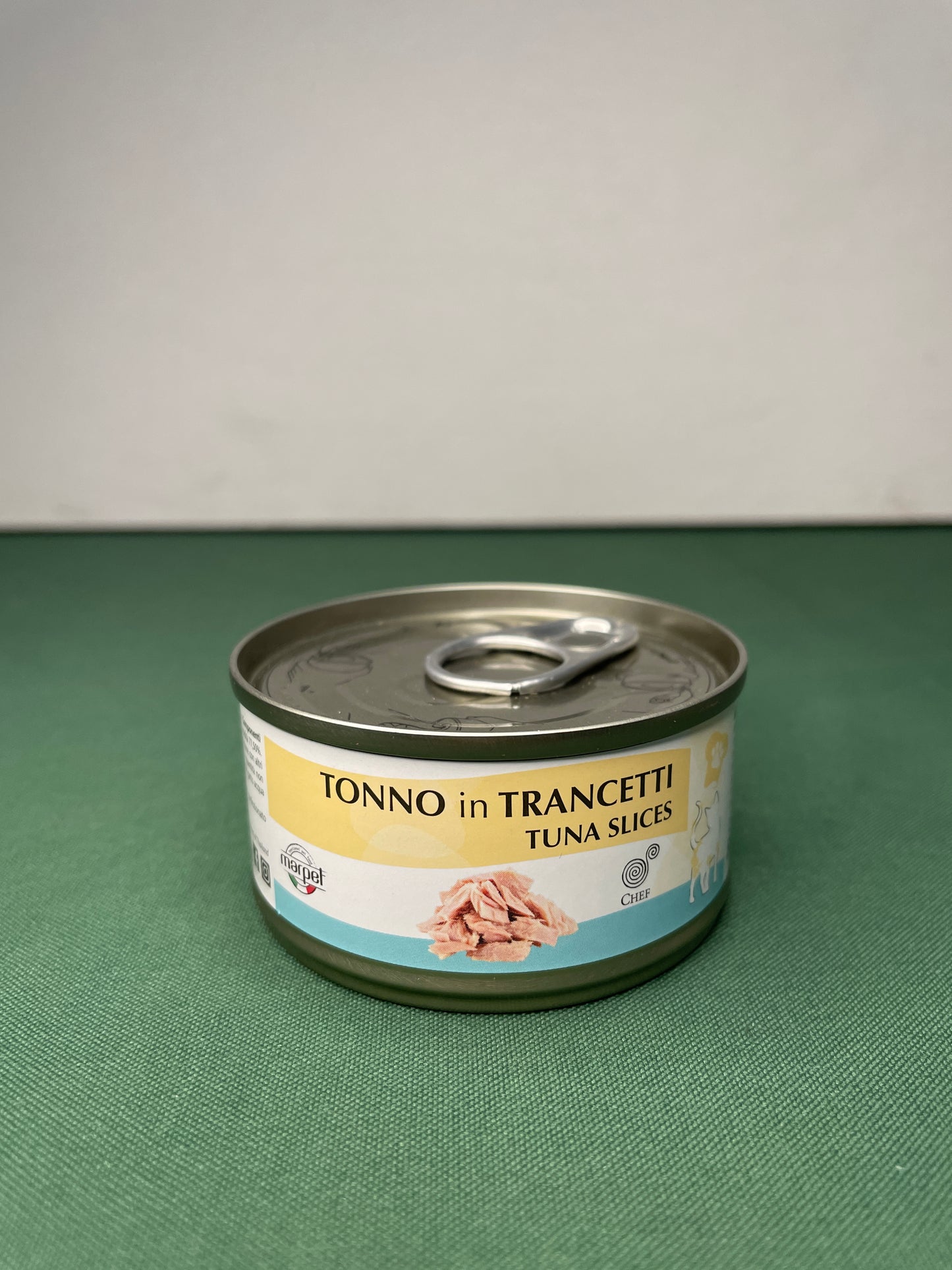 Marpet - Lattina con Sfilaccetti in acqua di cottura per gatti Chef 80g