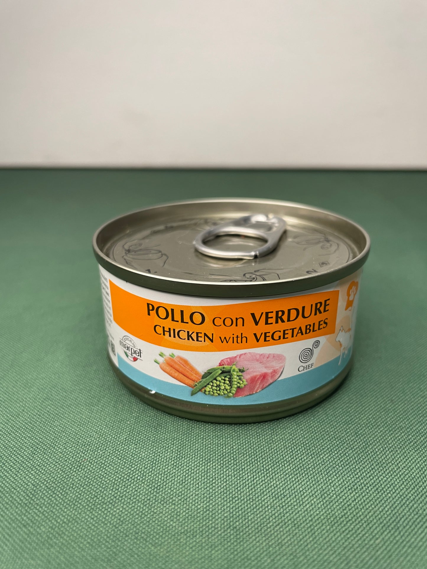 Marpet - Lattina con Sfilaccetti in acqua di cottura per gatti Chef 80g