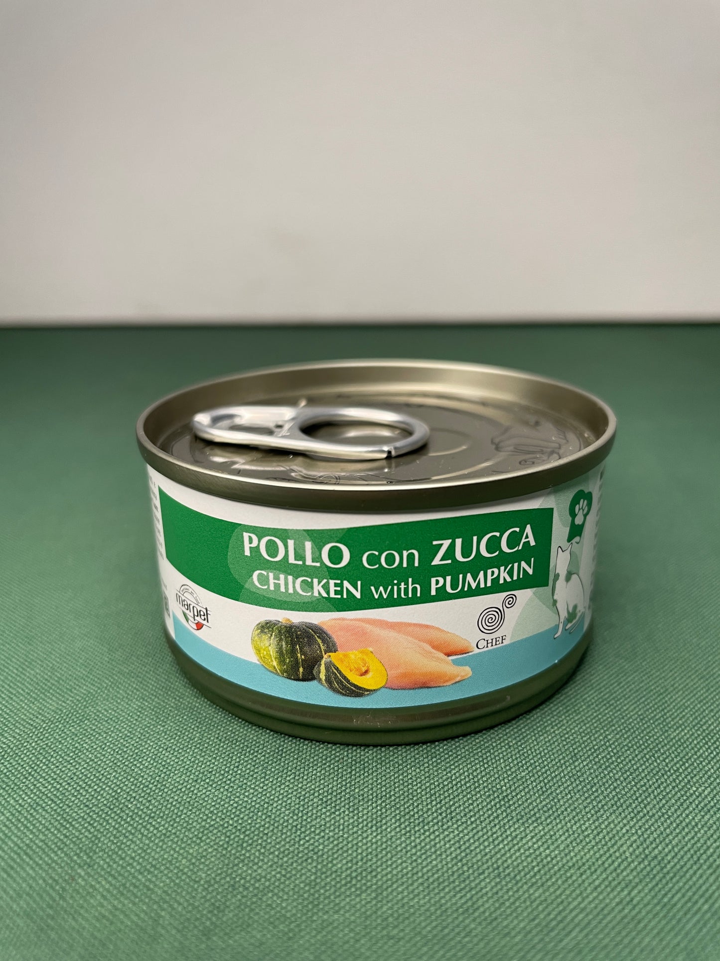 Marpet - Lattina con Sfilaccetti in acqua di cottura per gatti Chef 80g