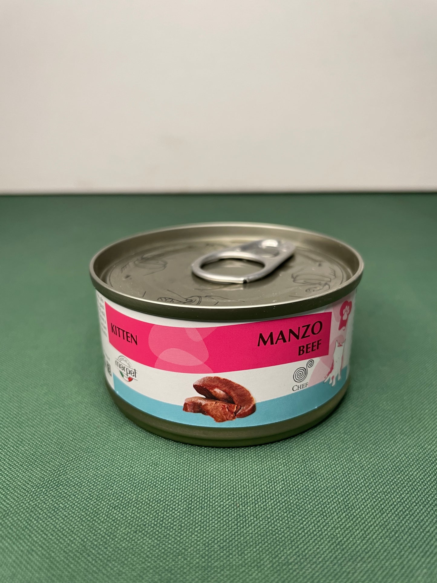 Marpet - Lattina con Sfilaccetti in acqua di cottura per gatti Chef 80g
