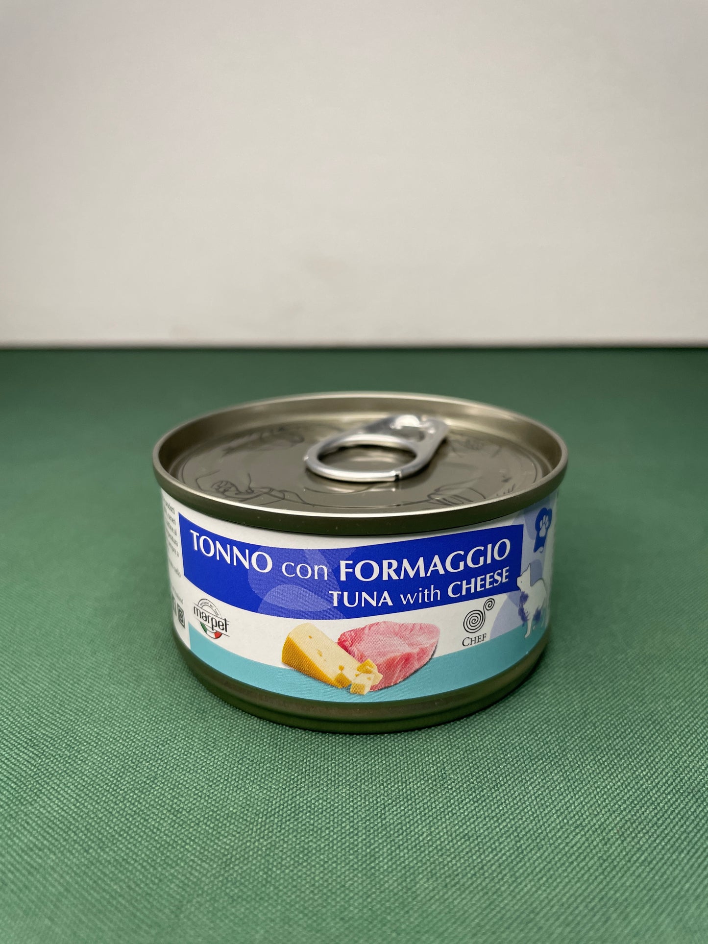 Marpet - Lattina con Sfilaccetti in acqua di cottura per gatti Chef 80g