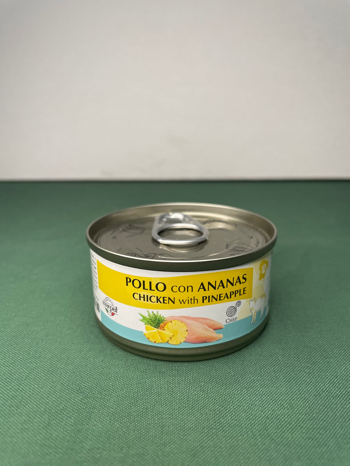 Marpet - Lattina con Sfilaccetti in acqua di cottura per gatti Chef 80g