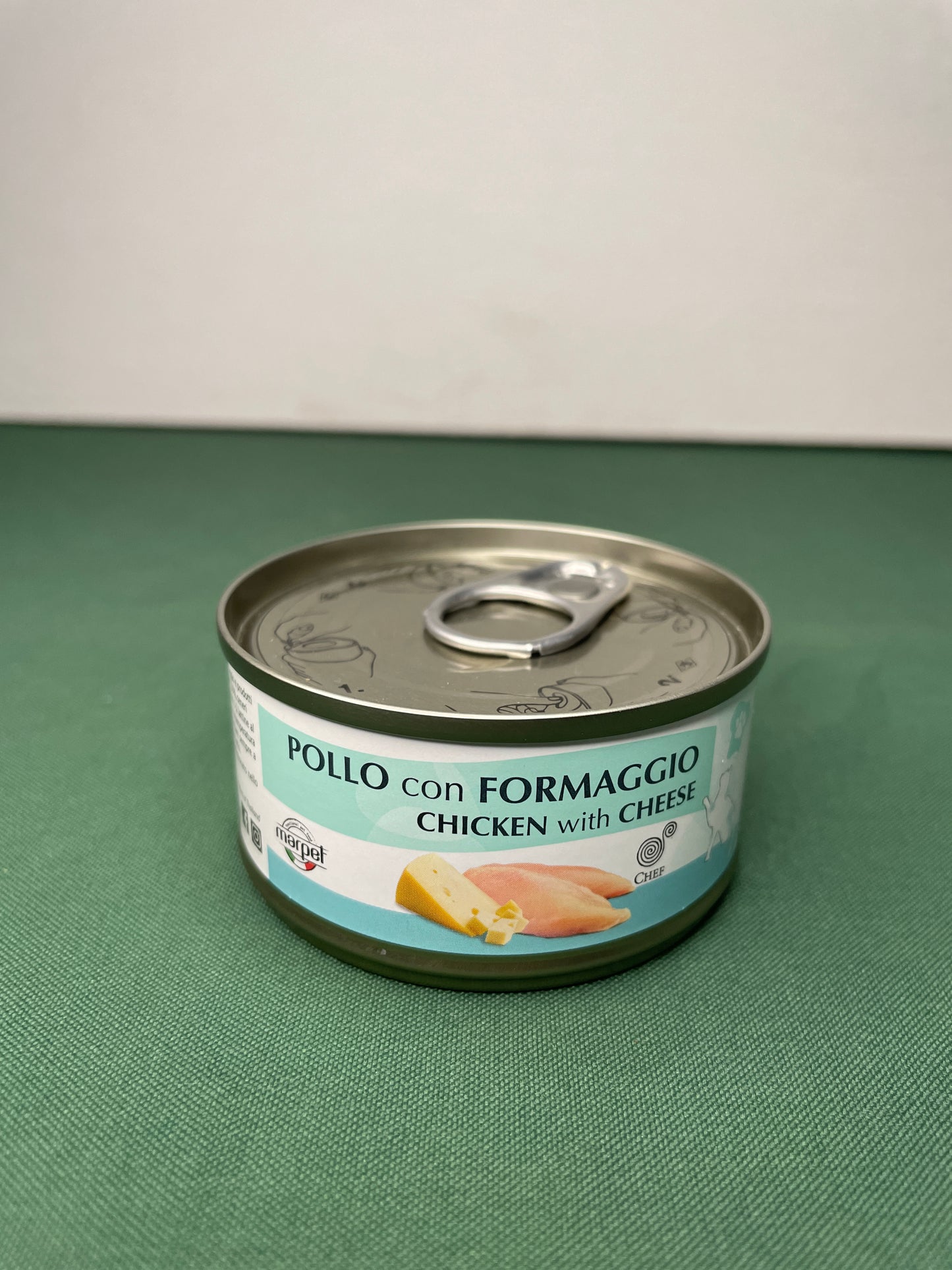 Marpet - Lattina con Sfilaccetti in acqua di cottura per gatti Chef 80g