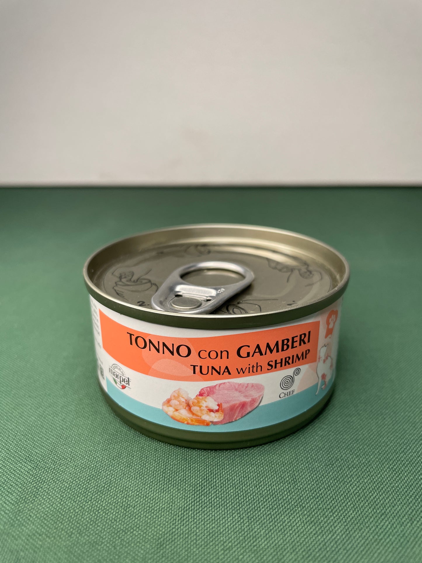 Marpet - Lattina con Sfilaccetti in acqua di cottura per gatti Chef 80g