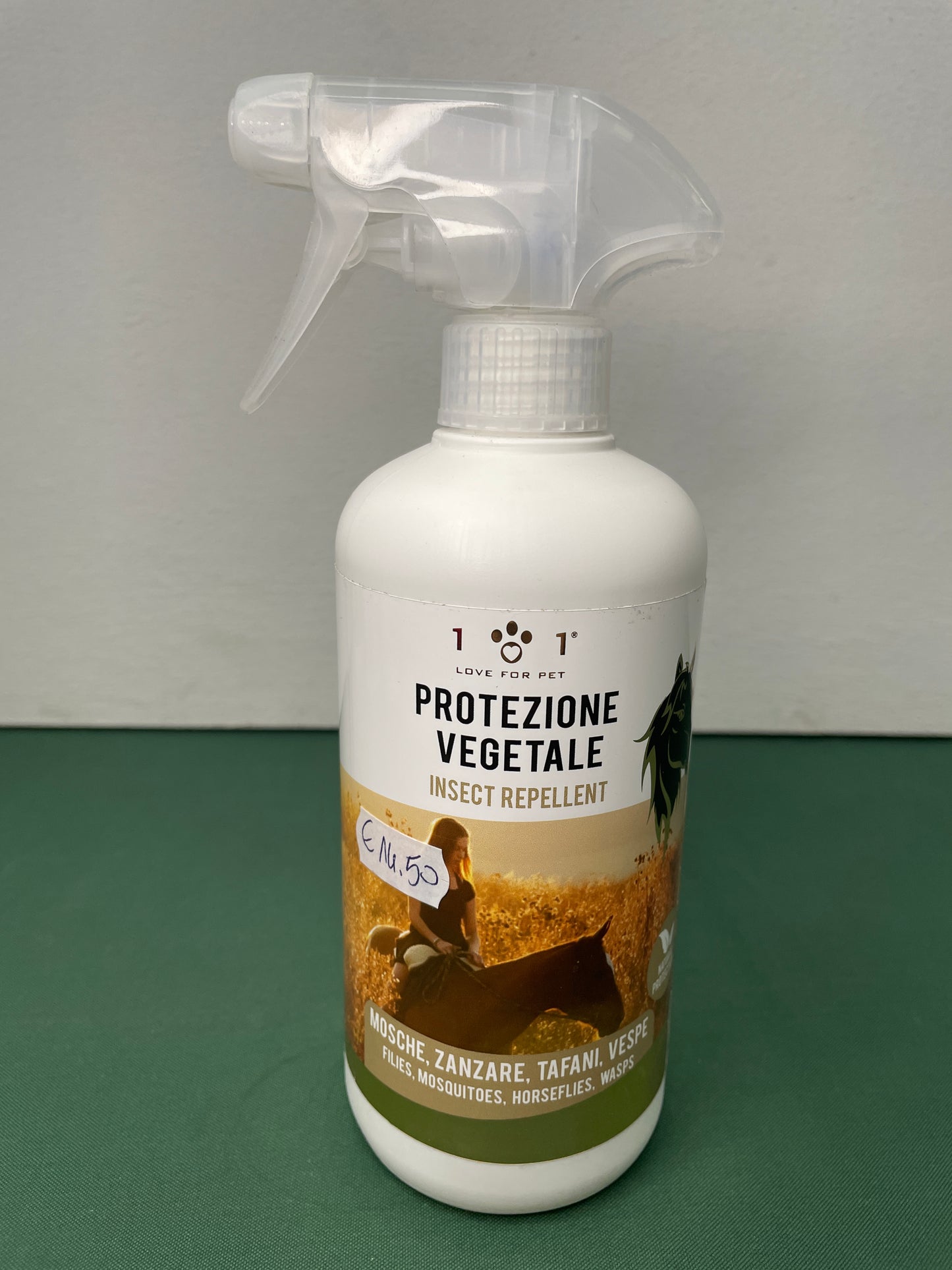 Linea 101 - Spray REPELLENTE Naturale Classico per Cavalli 500ml
