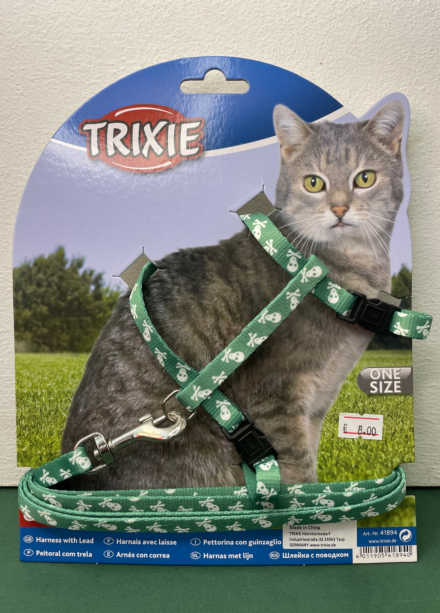 Trixie - Pettorina con guinzaglio per gatto