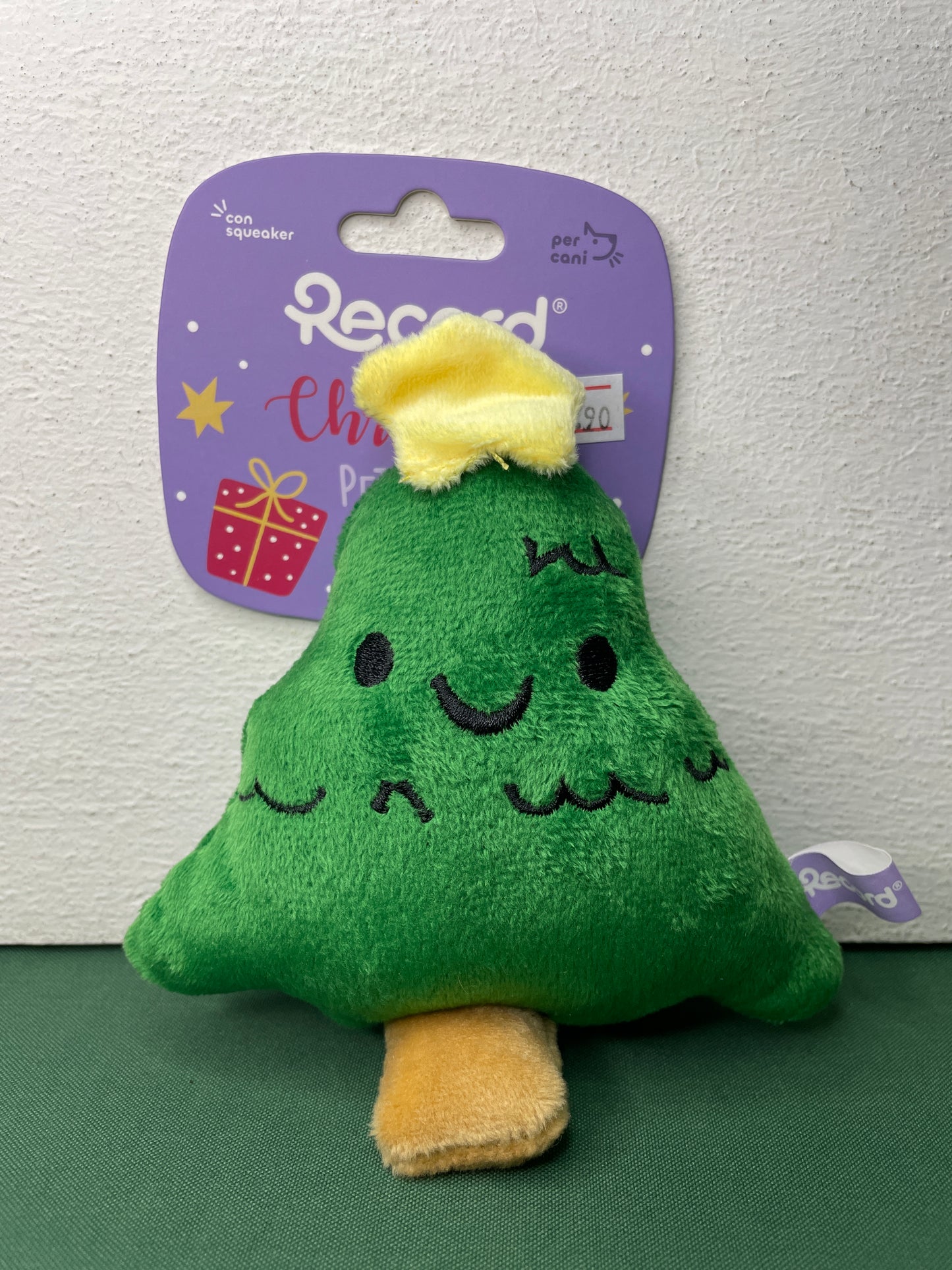 Record - Giochi Natalizi per Cani Pupazzi in Peluches con Squaker Natalini