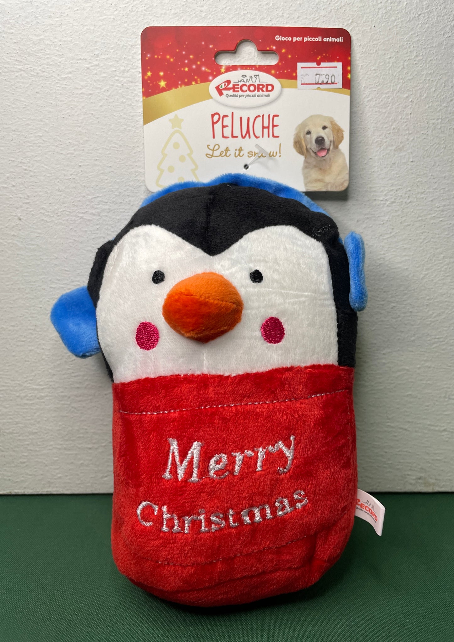 Record - Giochi per Cani Natalizi Morbidi Marry Christmas Barilotto