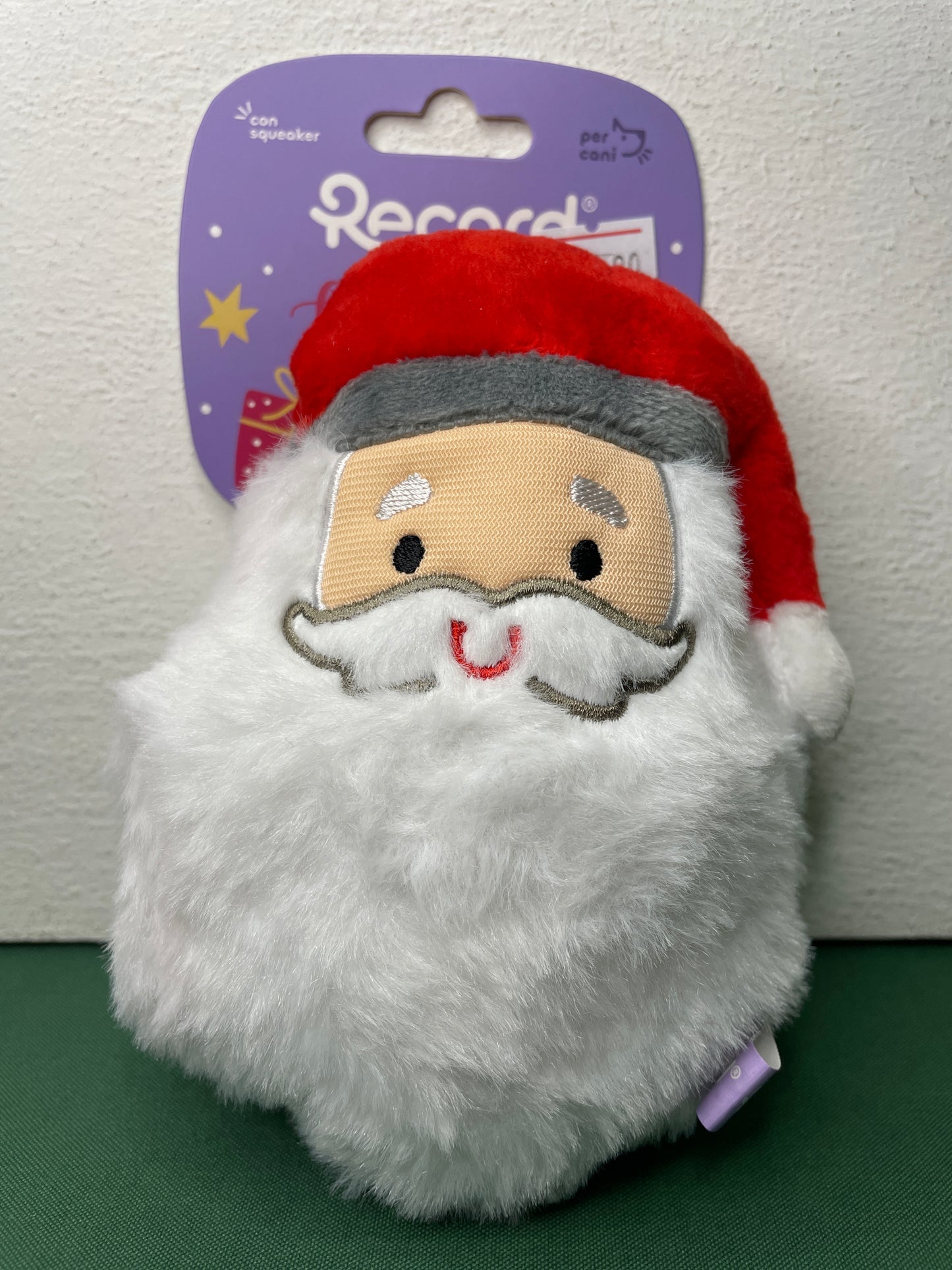 Record - Giochi Natalizi per Cani Pupazzi in Peluches con Squaker Natalini