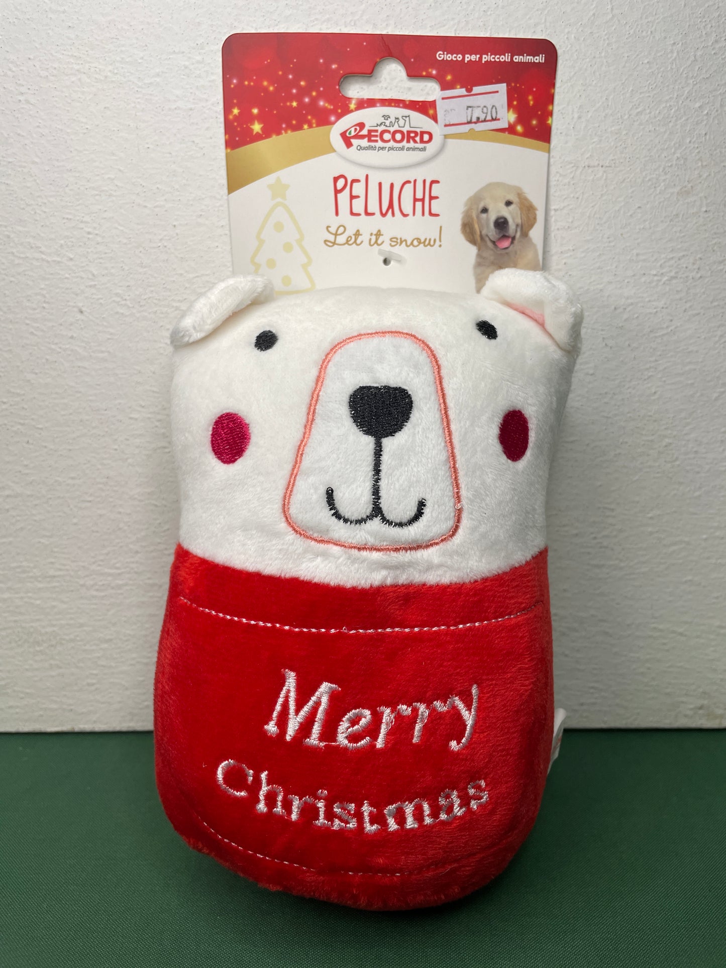 Record - Giochi per Cani Natalizi Morbidi Marry Christmas Barilotto