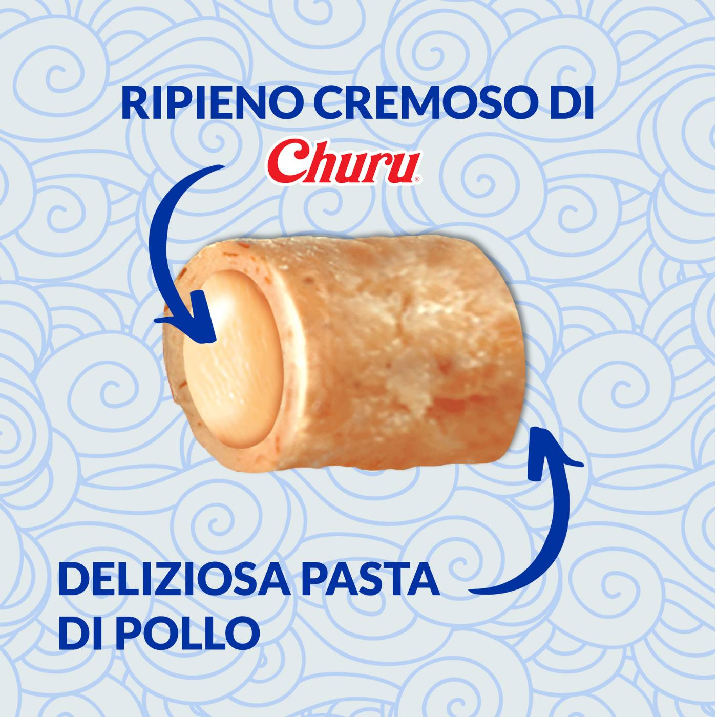 Inaba Churu Bites Snack Cremoso porta pastiglie e compresse per gatti