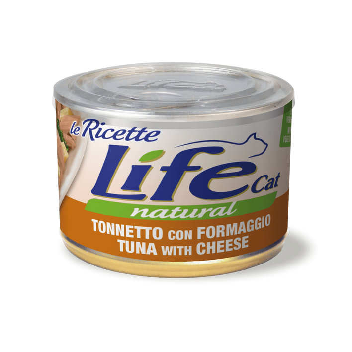 Life - Lattine Natural Tonno Umido per Gatti Adulti 150g