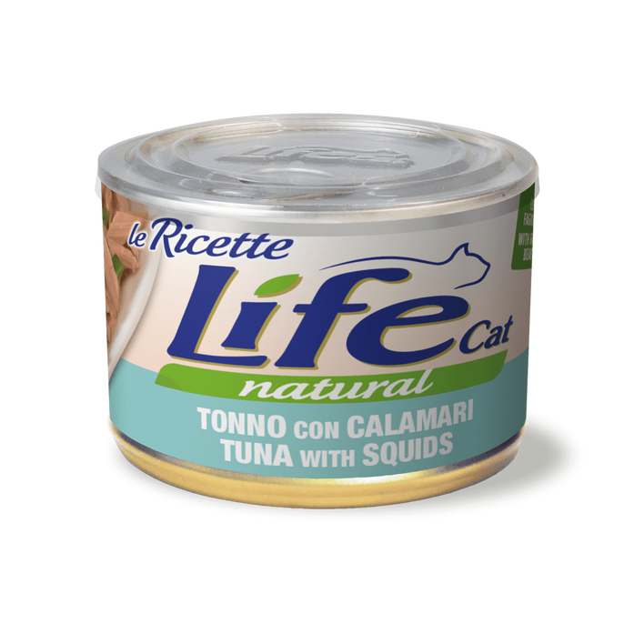 Life - Lattine Natural Tonno Umido per Gatti Adulti 150g