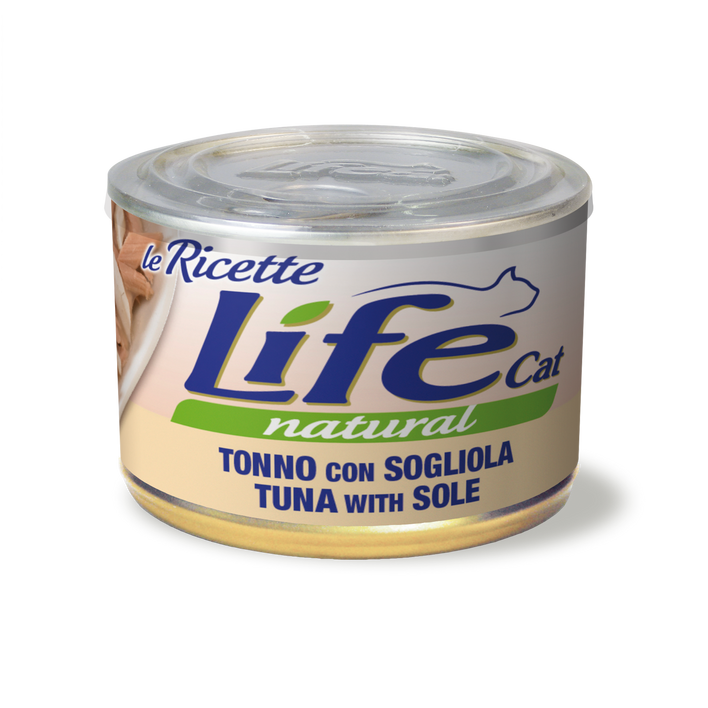 Life - Lattine Natural Tonno Umido per Gatti Adulti 150g
