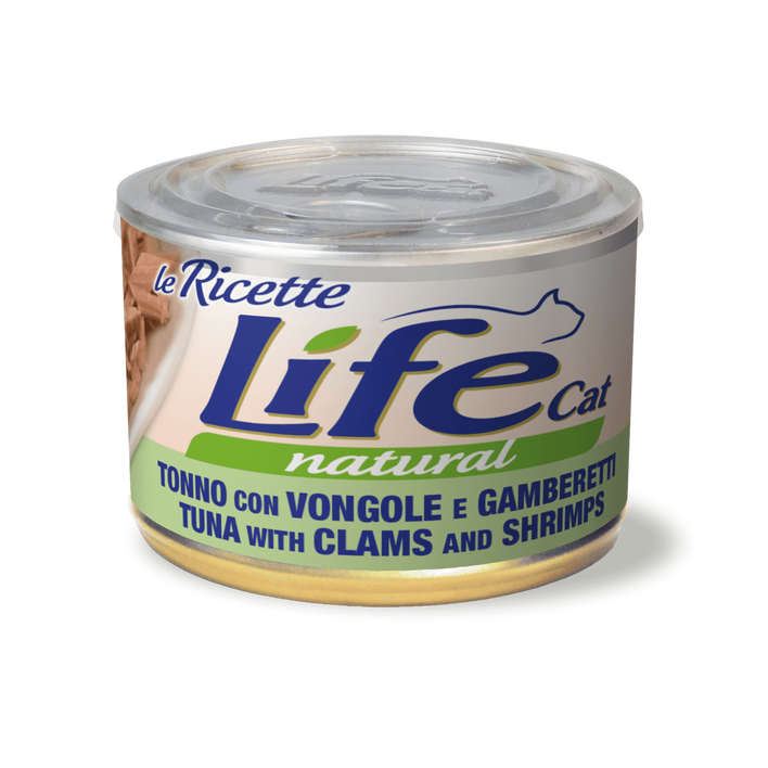 Life - Lattine Natural Tonno Umido per Gatti Adulti 150g
