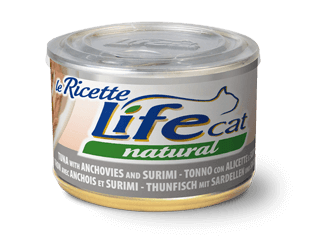 Life - Lattine Natural Tonno Umido per Gatti Adulti 150g