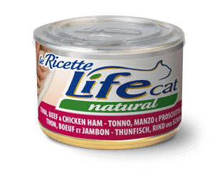 Life - Lattine Natural Tonno Umido per Gatti Adulti 150g
