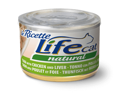 Life - Lattine Natural Tonno Umido per Gatti Adulti 150g