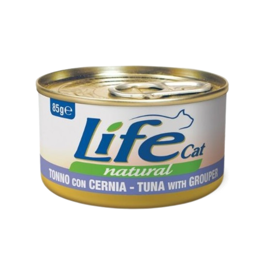 Umido gatto, umido per gatto, umido gatti, umido per gatti, umido naturale per gatti tonno, Life Natural filetti gatto, Life Natural trancetti gatto, cibo umido gatti senza additivi, ricette Life Cat Natural 85g