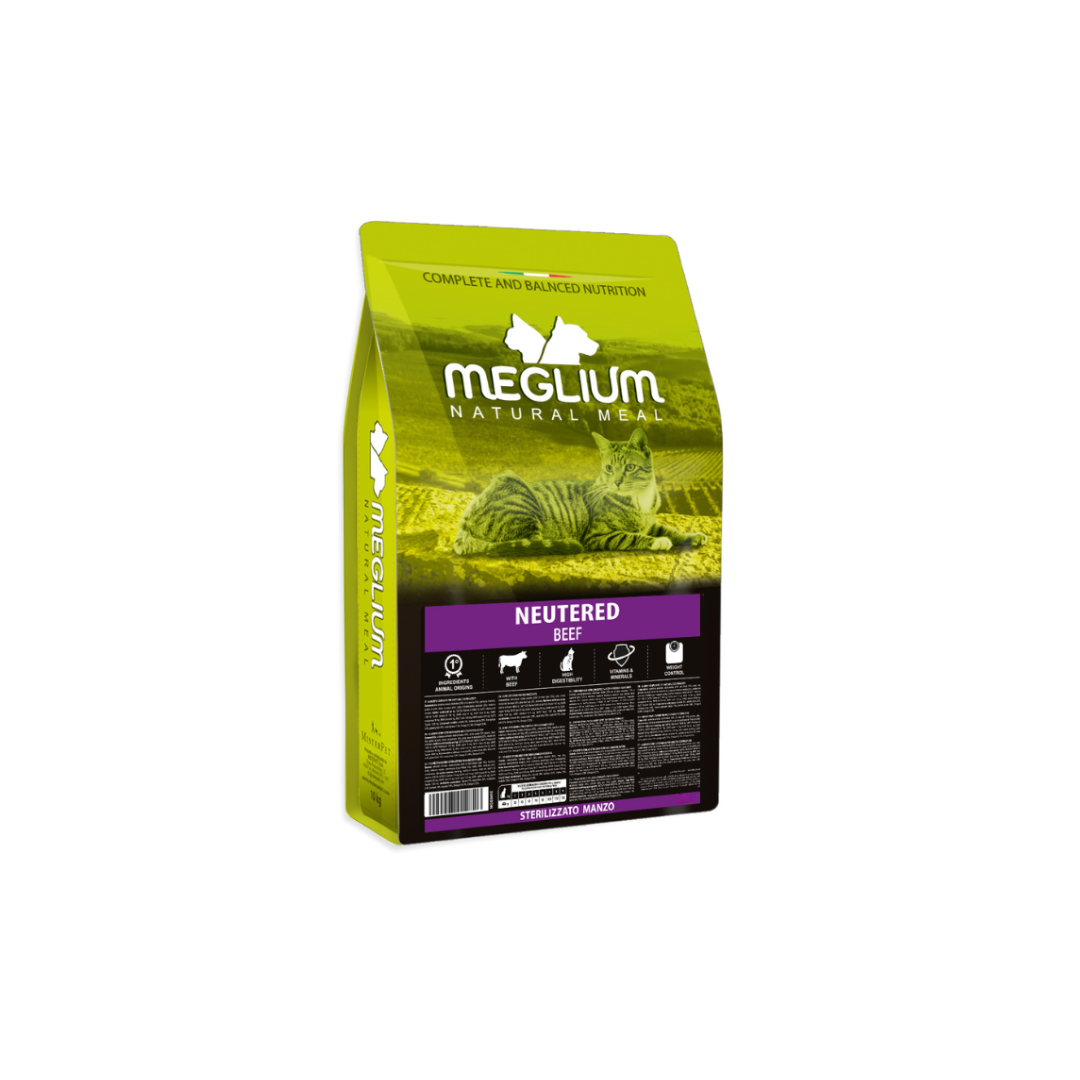 Meglium Neutred Crocchette Complete ed Equilibrate per Gatti Sterilizzati
