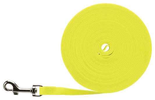 Trixie - Lunghina per Cani Easy Life in Plastica Giallo Fluorescente
