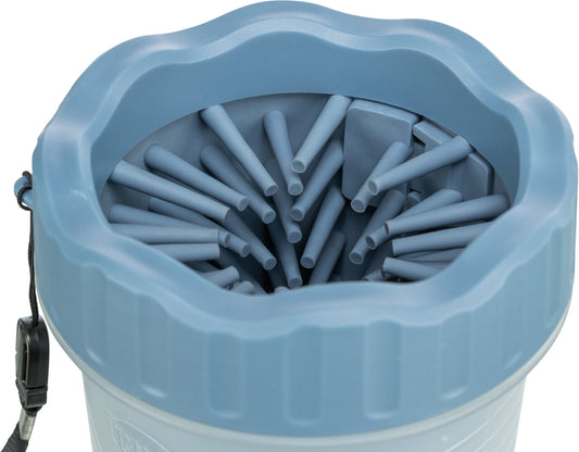 Trixie - Detergente per Zampe con Spazzola in Silicone per Cani di Piccola e Media Taglia S-M
