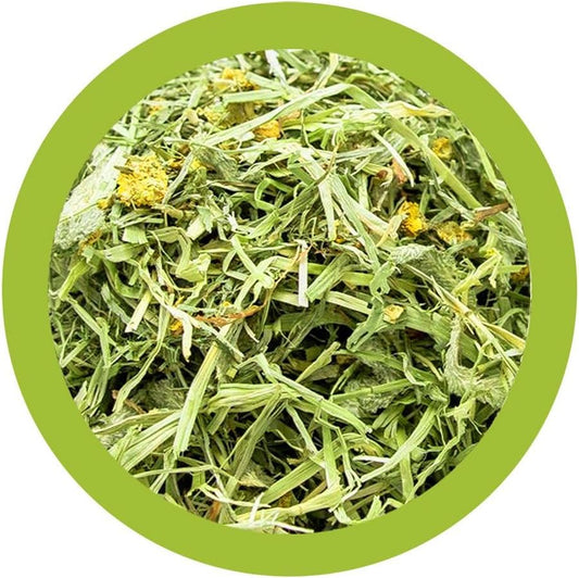 fieno per conigli nani con camomilla per conigli, fieno naturale Paglianatura, fieno per roditori con erbe, fieno rilassante per conigli, fieno con camomilla 1,3 kg, alimento naturale per conigli e cavie, fieno italiano per roditori, Paglianatura fieno camomilla, cibo naturale per conigli e piccoli animali
