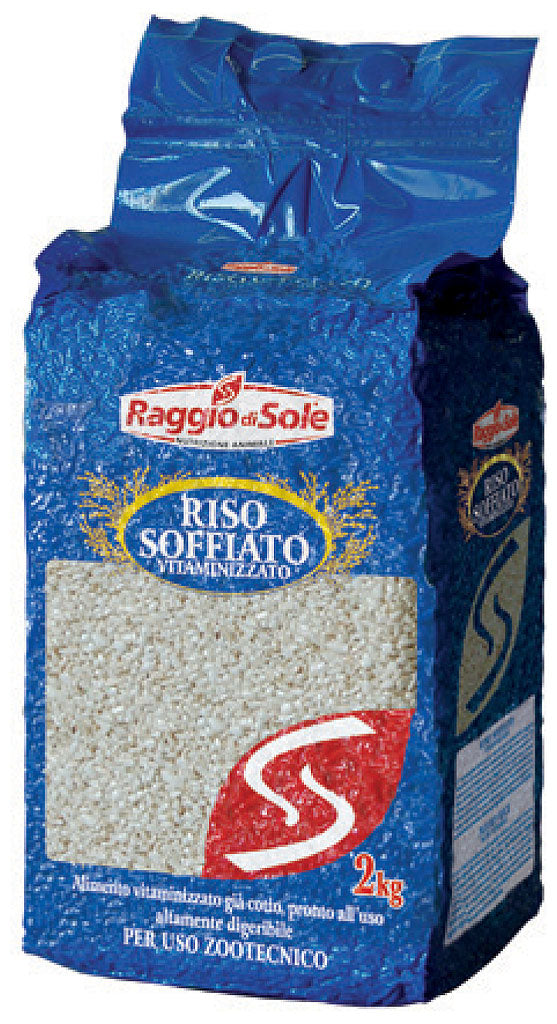 Raggio di Sole - Riso soffiato Precotto per Cani Cereal Mix Vitaminizzato 2Kg