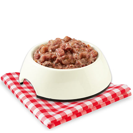 Stuzzy Dog Monoprotein 150g, umido monoproteico cani adulti 150 g, cibo umido cane cotto al vapore Stuzzy, alimentazione semplice cane fonte unica proteica, umido cane adulto senza cereali 150g, busta umido cane adulto Stuzzy monoprotein, alimento completo cane monoproteico vapore