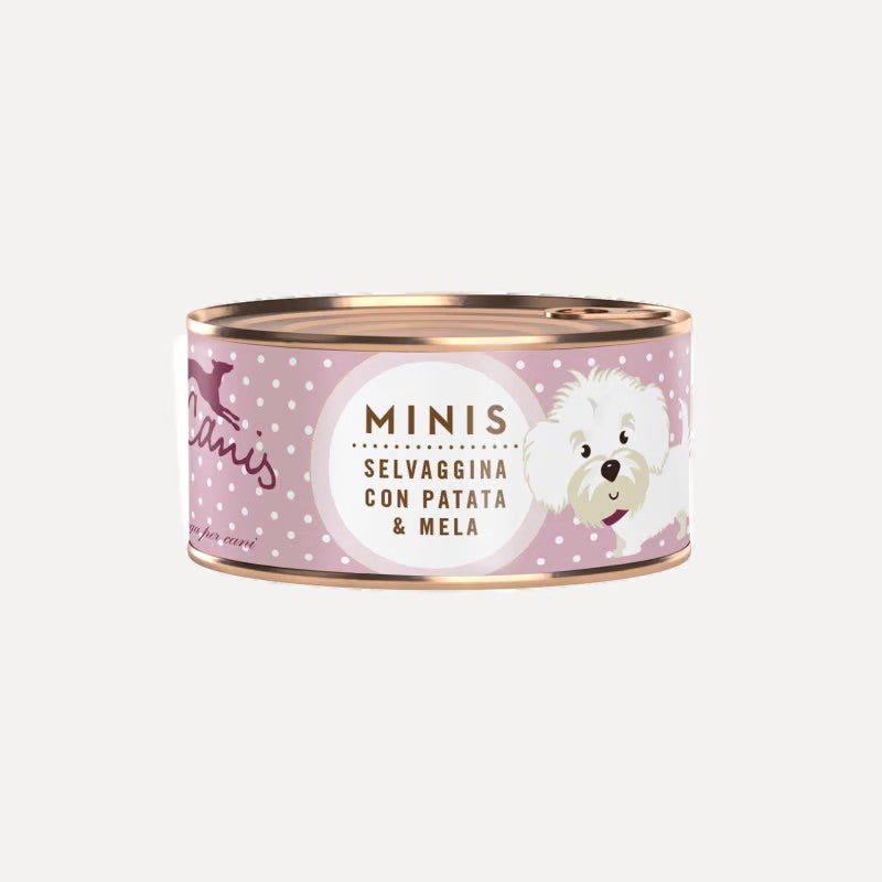 Terra Canis - Lattina ALTISSIMA QUALITÀ Umido per Cani Menù Minis 100g
